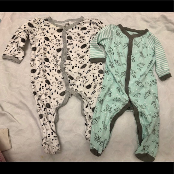 Baby Boy 3-6M Pajamas Sleepers - Picture 2 of 5